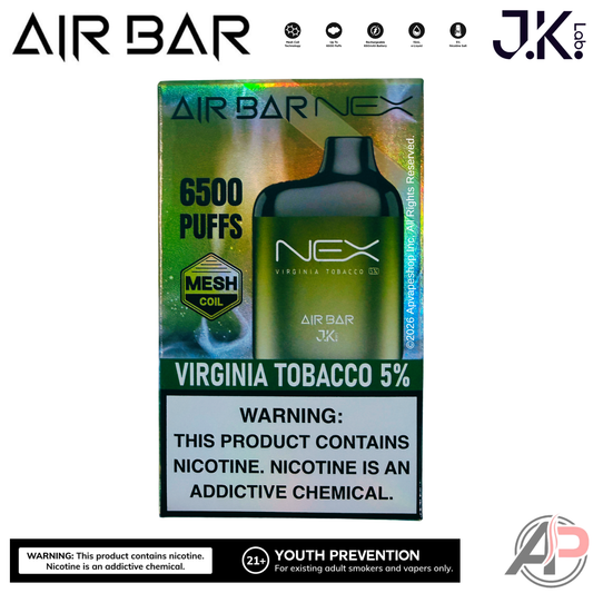 Air Bar Nex 6500 Puffs Disposable Vape Device