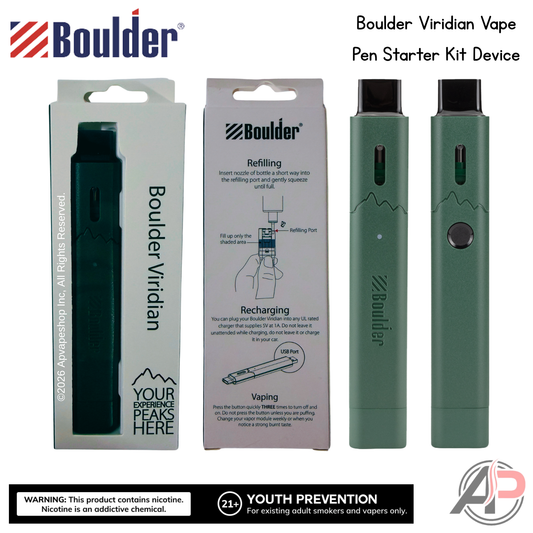 Boulder Viridian Vape Pen Starter Kit Device Green