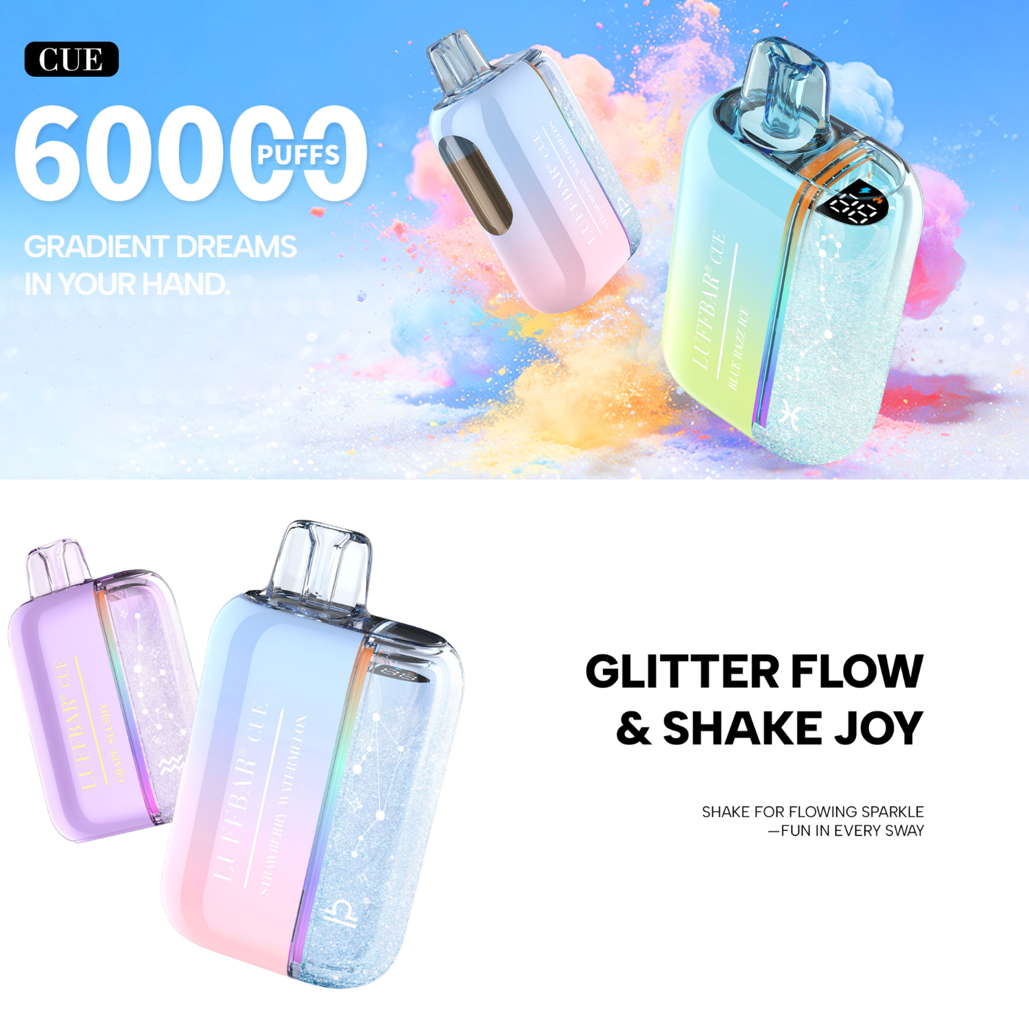 LuffBar Cue 60,000 Puffs Disposable Vape Device Apvs LuffBar Cue 60,000 Puffs Disposable Vape Device Apvs