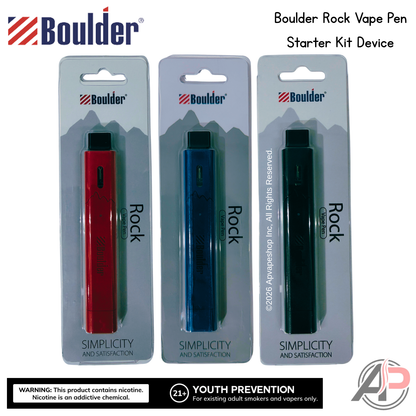 Boulder Rock Vape Pen Starter Kit Device