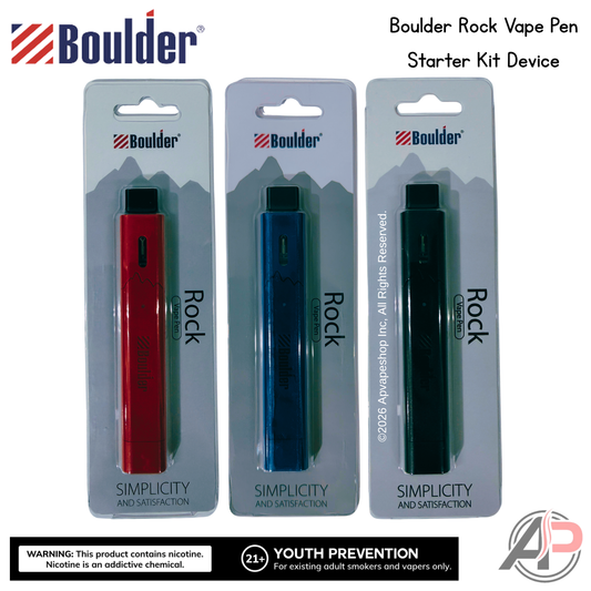 Boulder Rock Vape Pen Starter Kit Device