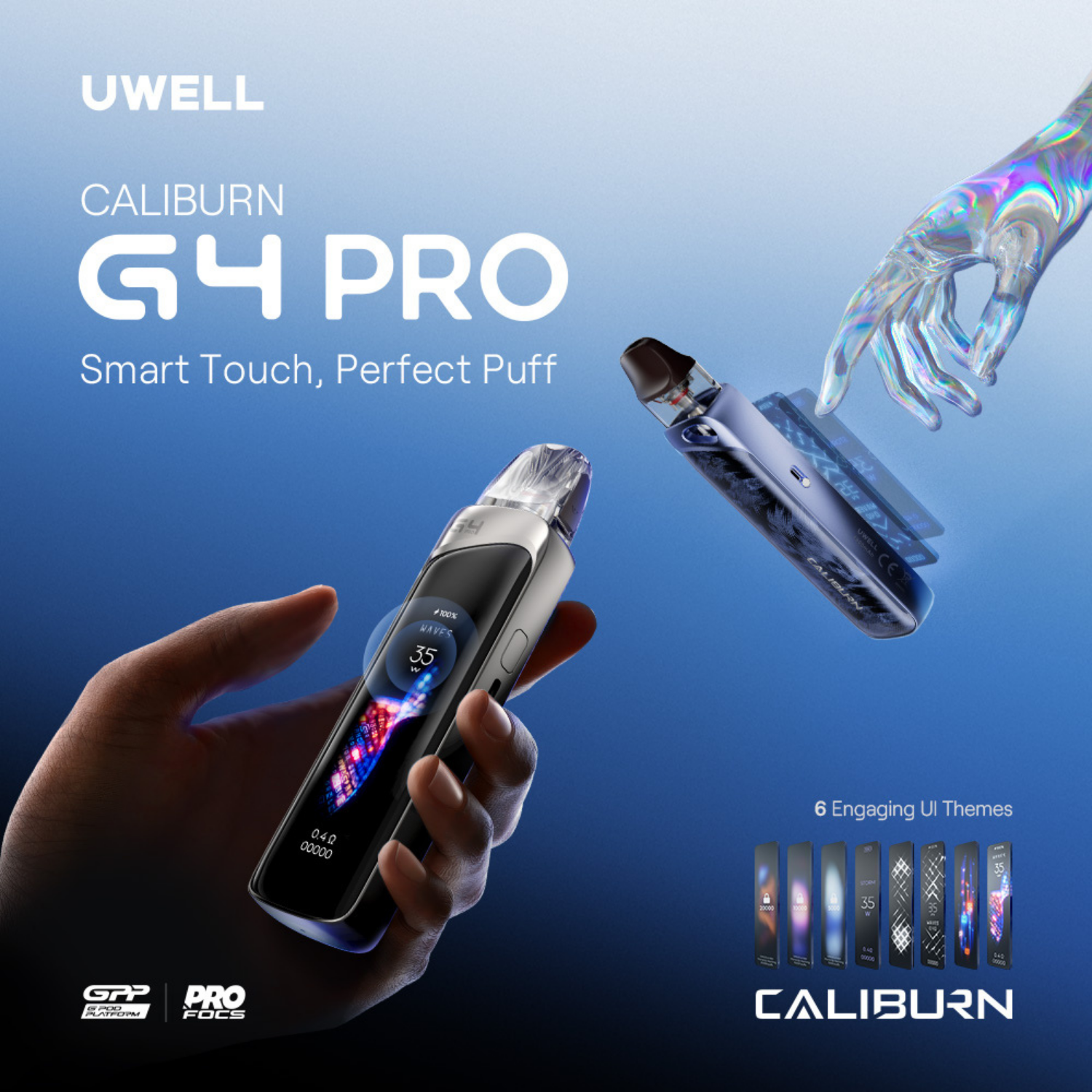 Uwell Caliburn G4 Pro Pods System Starter Kit Device