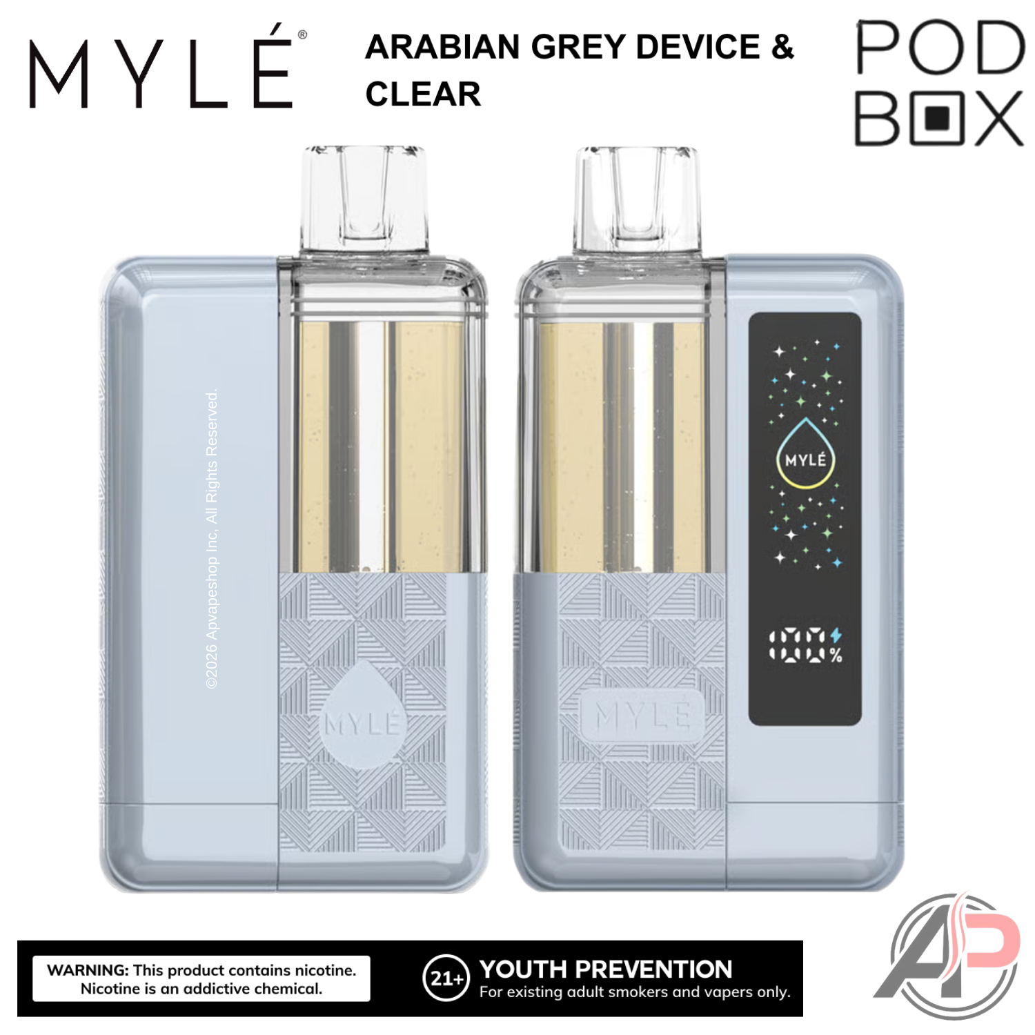 Myle Pod Box 35,000 Puffs Disposable Vape Device Kit