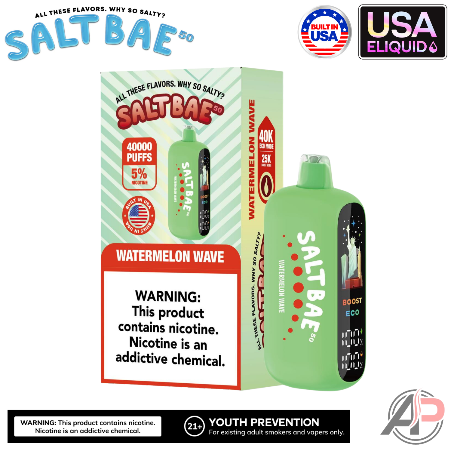 Salt Bae 50 40k Puffs Disposable Vape Device Apvs Salt Bae 50 40k Puffs Disposable Vape Device Apvs