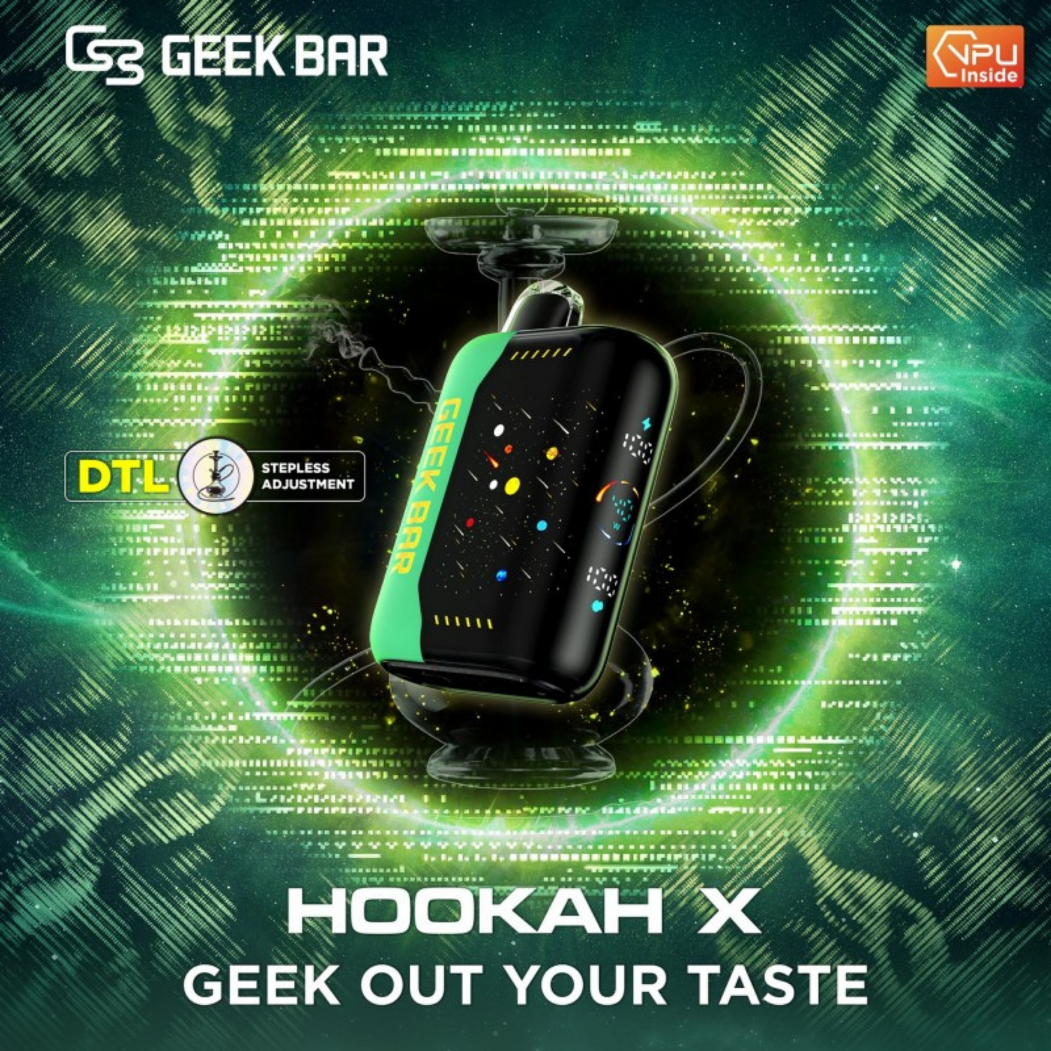 Geek Bar Hookah X 25,000 Puffs Disposable Vape Device Apvs Geek Bar Hookah X 25,000 Puffs Disposable Vape Device Apvs