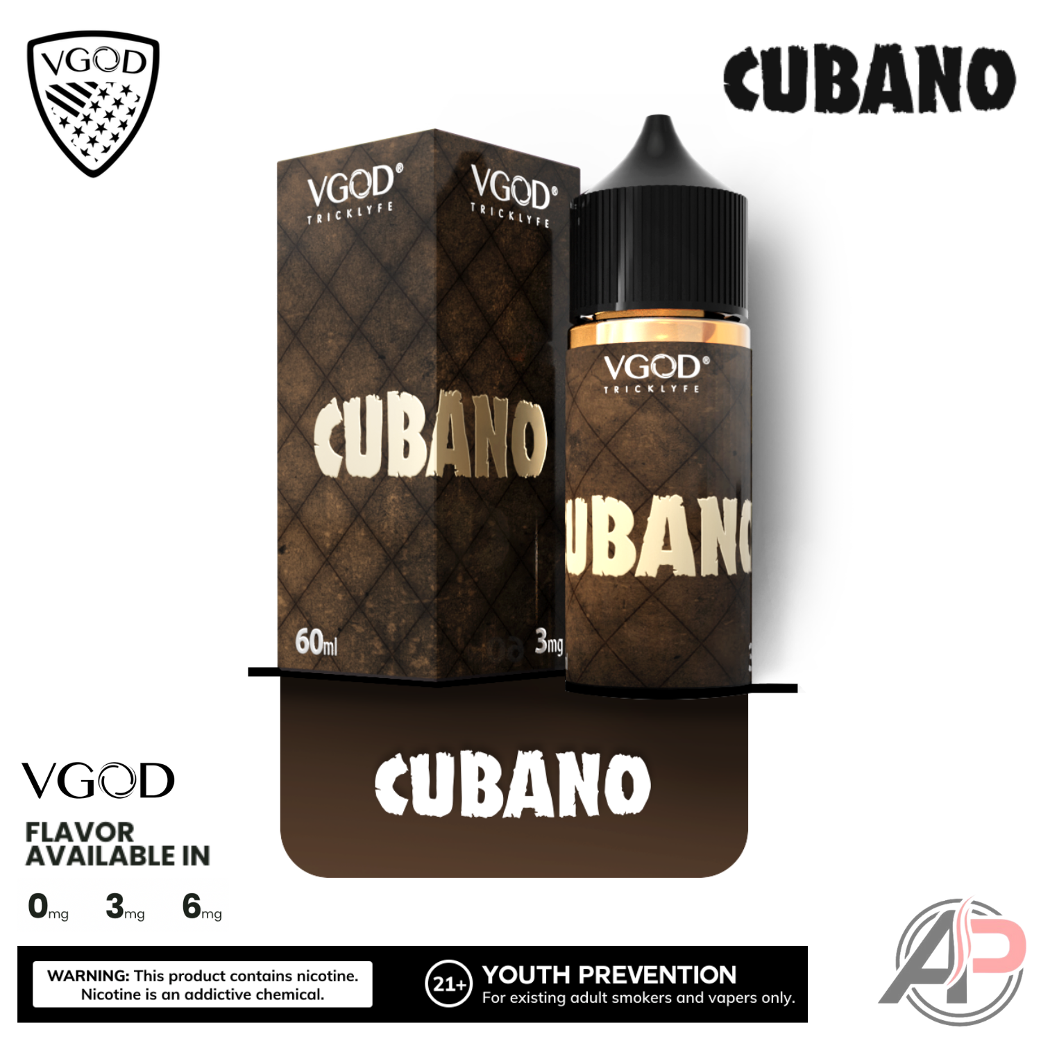 Vgod Cubano E-Liquid 60mL