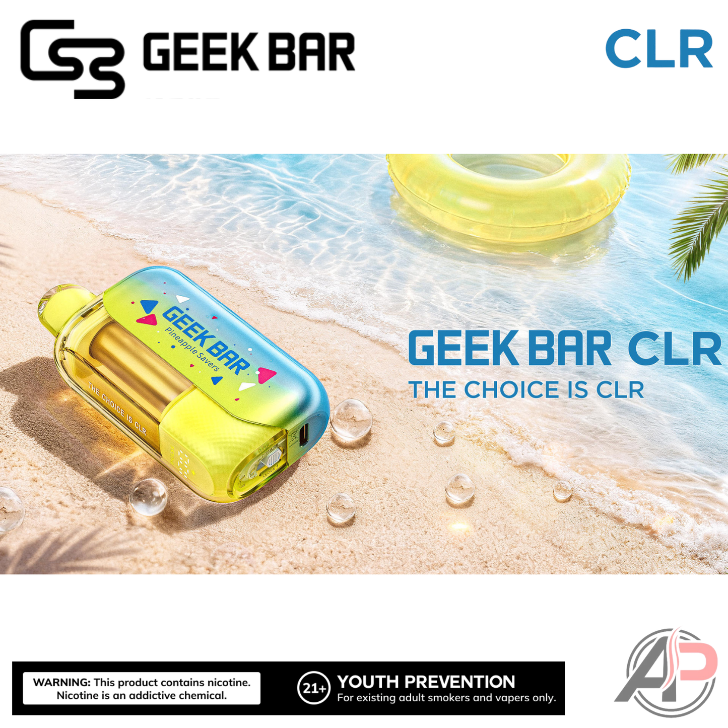 Geek Bar CLR 50,000 Puffs Disposable Vape Device