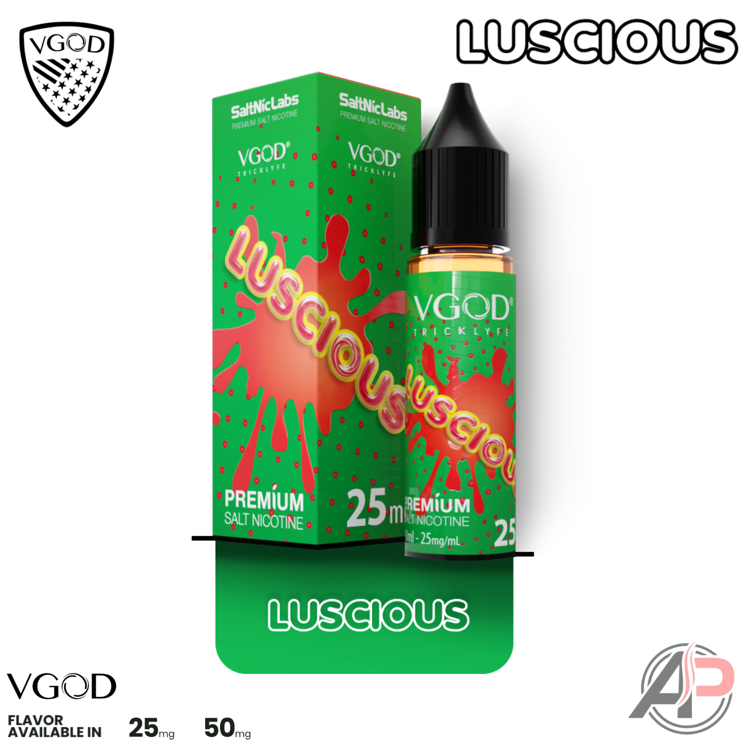 VGOD Luscious 30ml Salt Nic Order Online Vape Juice Apvs VGOD Luscious 30ml Salt Nic Order Online Vape Juice Apvs