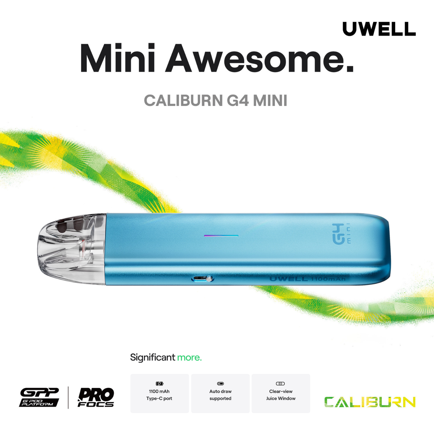 Uwell Caliburn G4 Mini Pods System Starter Kit Device