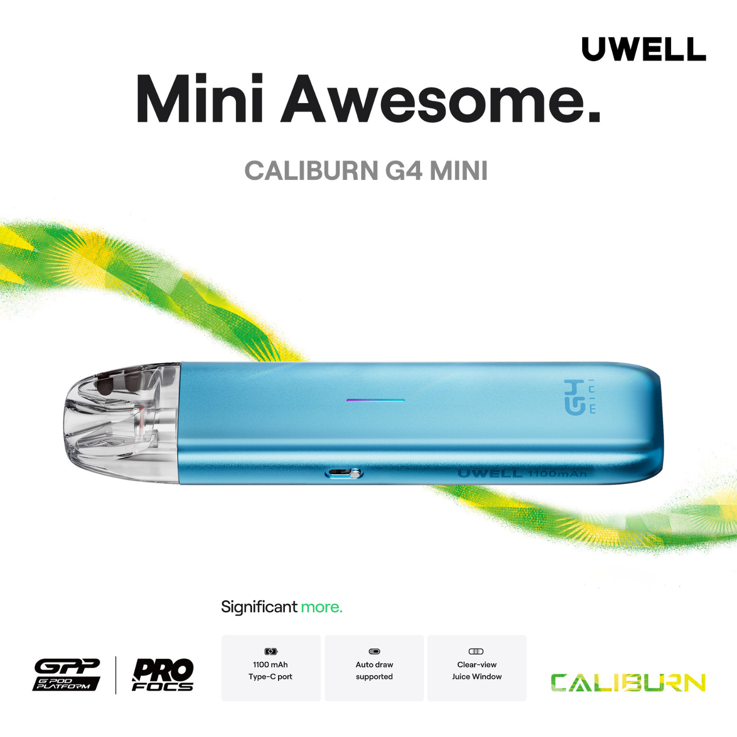 Uwell Caliburn G4 Mini Pods System Starter Kit Device