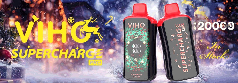 Viho Supercharge Pro 20000 Puffs Disposable Vape Device Christmas Edition