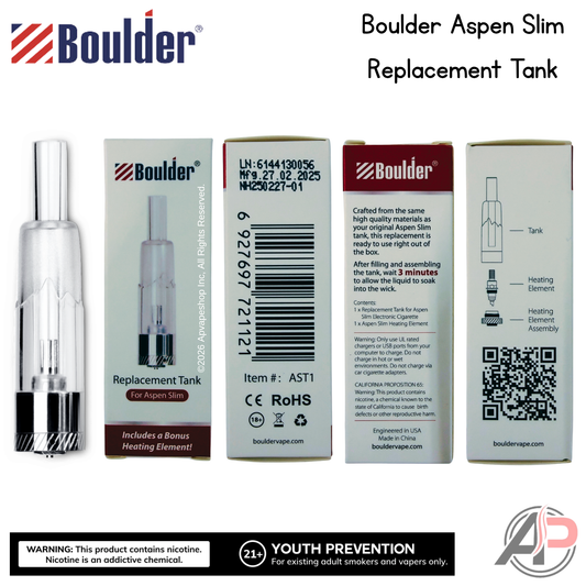 Boulder Aspen Slim Replacement Tank