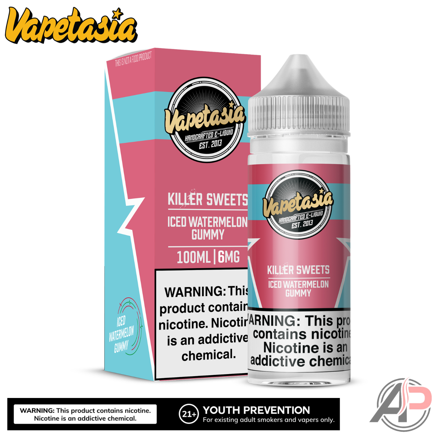 Vapetasia Killer Sweets Iced Watermelon Gummy E-Liquid 100mL