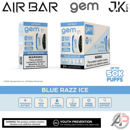 Air Bar Gem 50k Puffs Disposable Vape Device