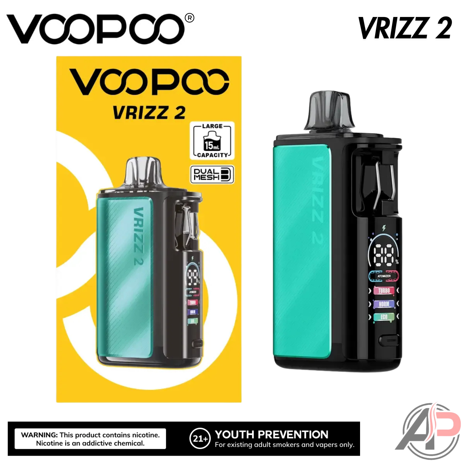Voopoo Vrizz 2 Pod System Starter Kit Device