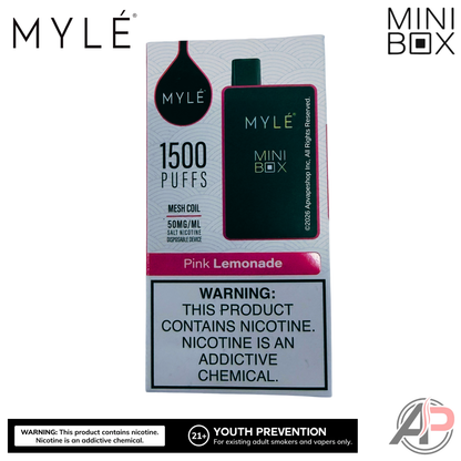 Myle Mini Box 1500 Puffs Disposable Vape Device