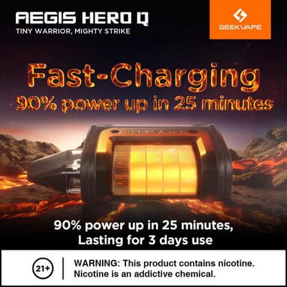 Geek Vape Aegis Hero Q 30W Pod System Starter Kit Device