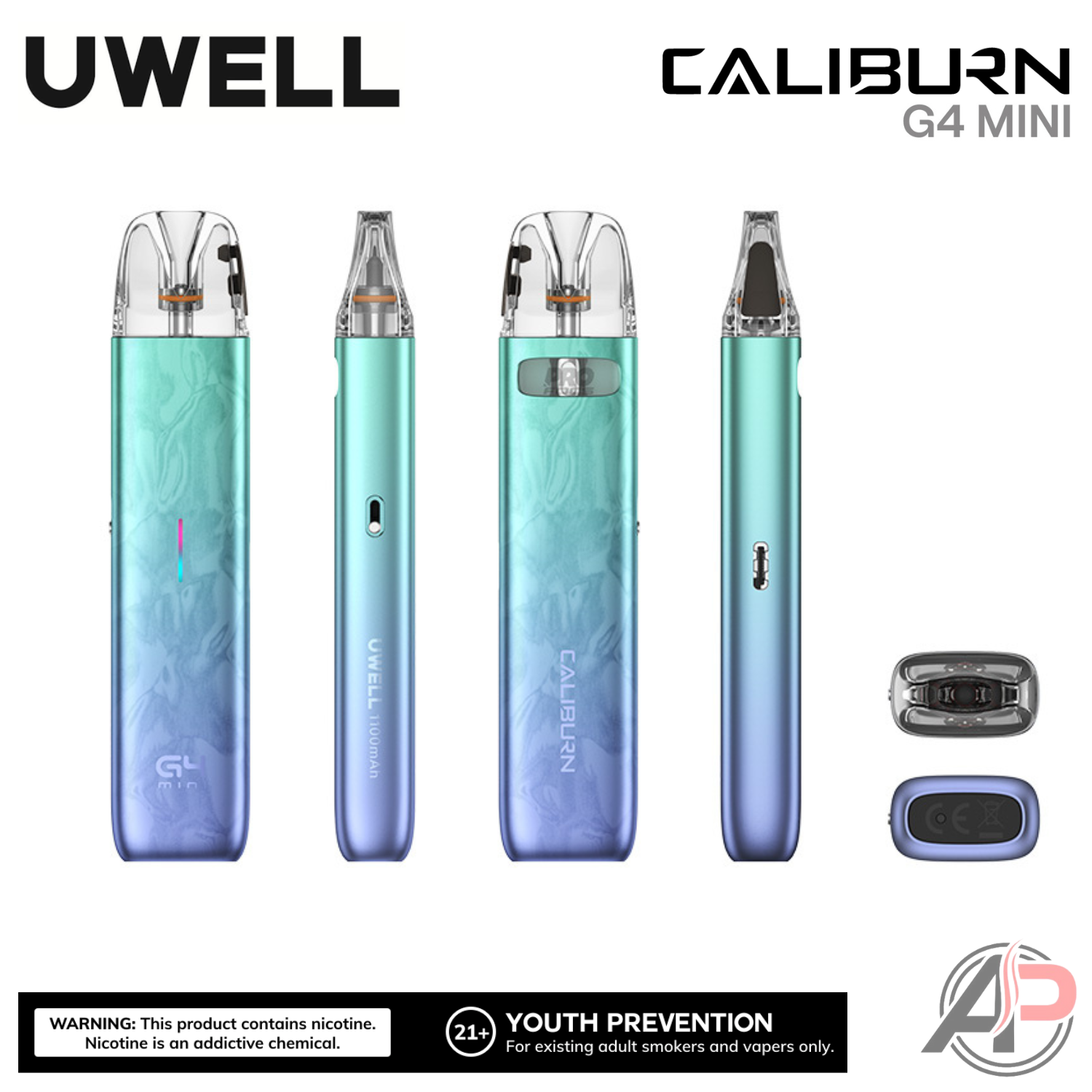 Uwell Caliburn G4 Mini Pods System Starter Kit Device