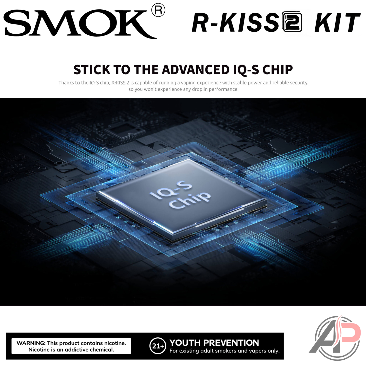 Smok R-Kiss 2 200w Box Mod Starter Kit Device