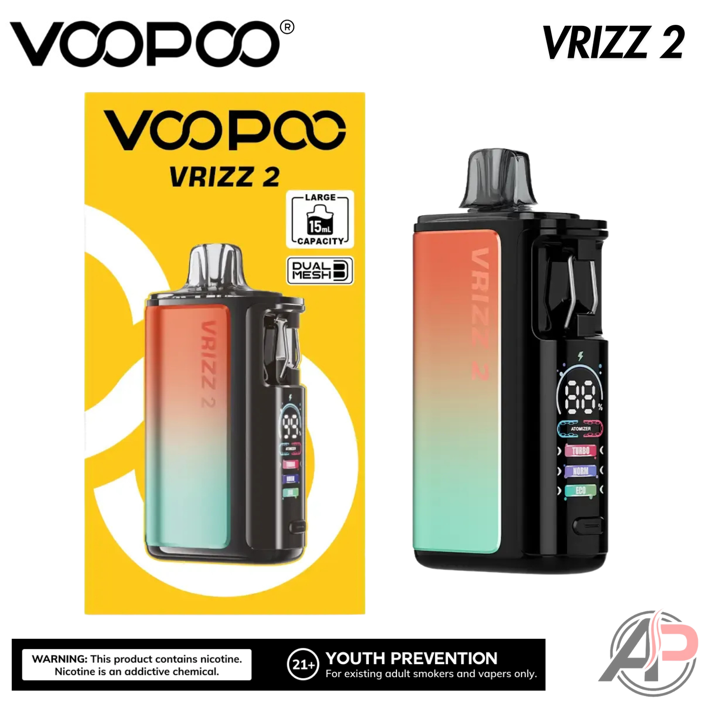 Voopoo Vrizz 2 Pod System Starter Kit Device