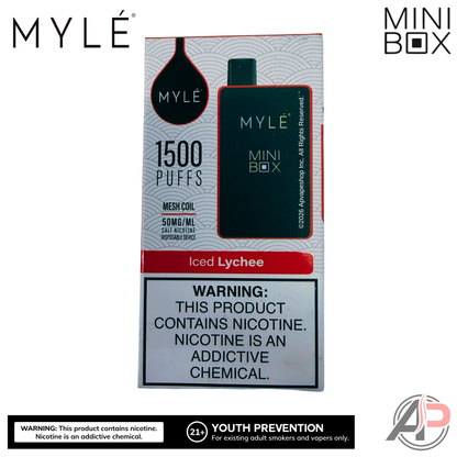 Myle Mini Box 1500 Puffs Disposable Vape Device