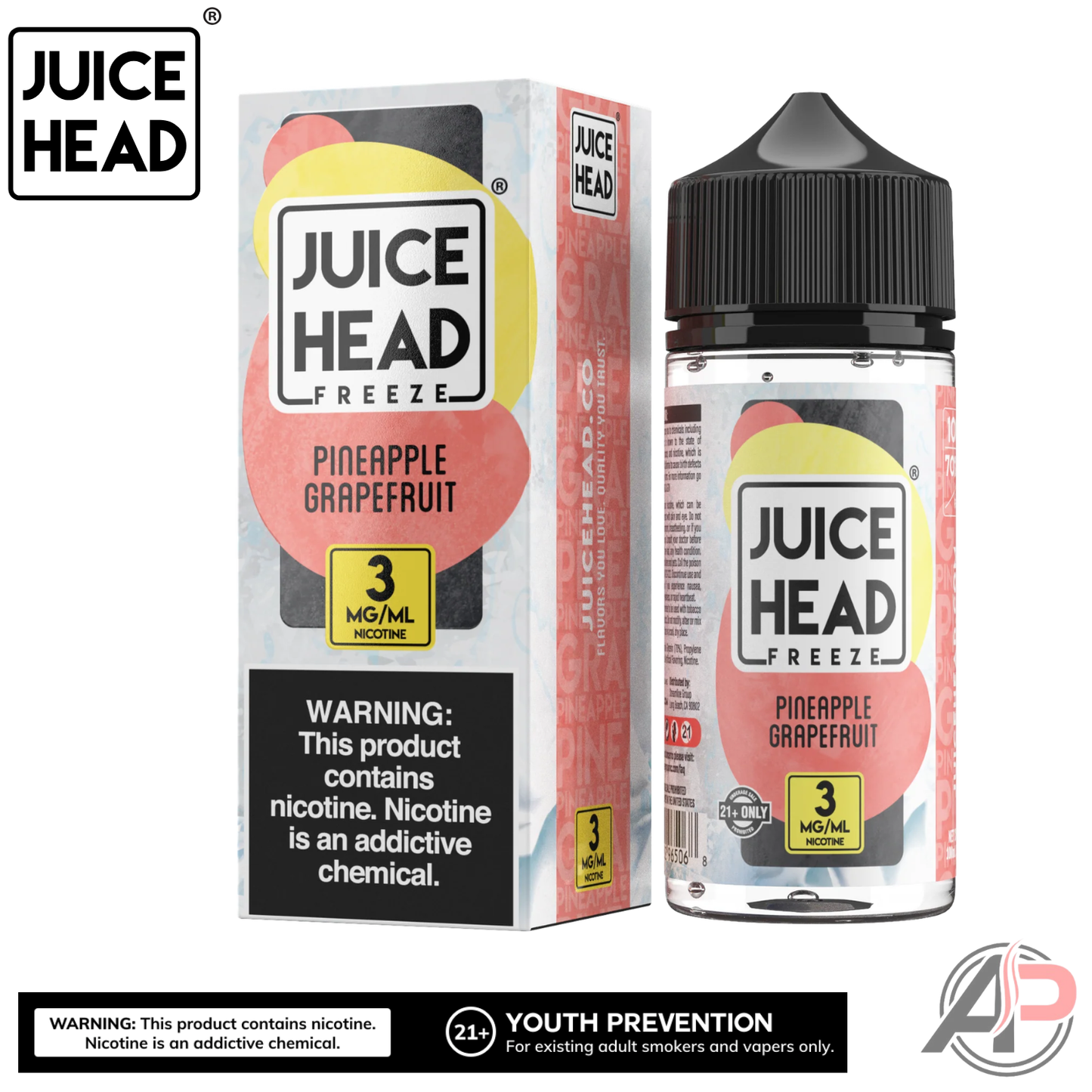 Juice Head Pineapple Grapefruit Freeze E-Liquid 100mL