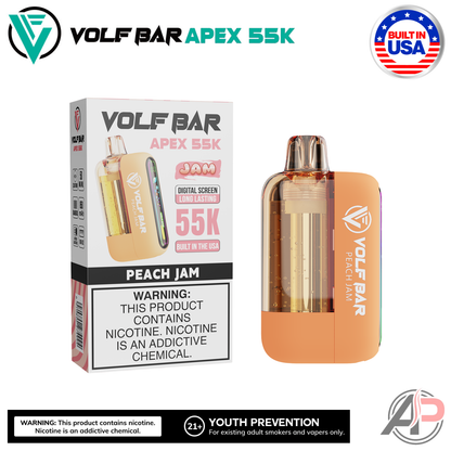 Volf Bar Apex 55,000 Puffs Disposable Vape Device