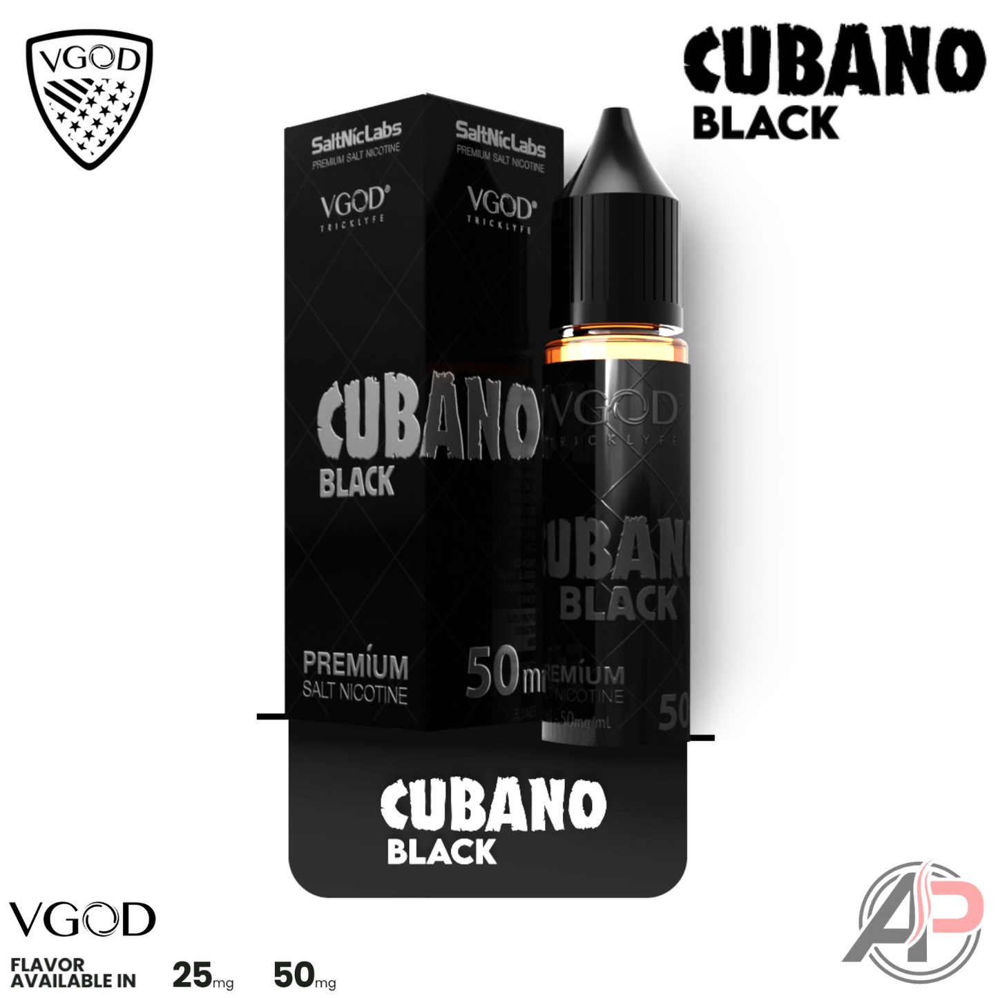 VGOD Cubano Black 30ml Salt Nic