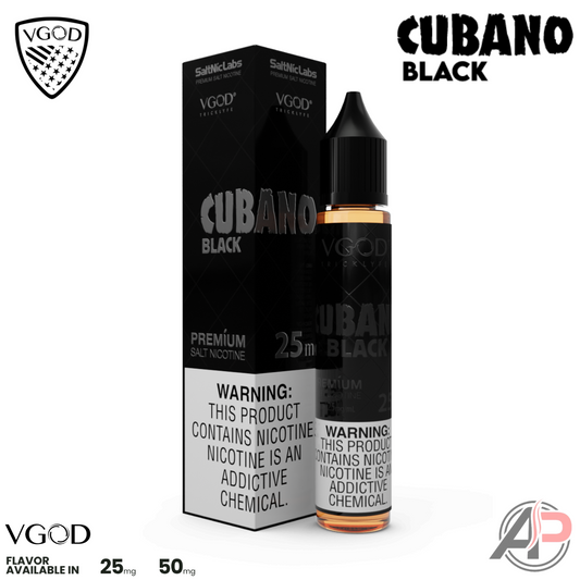 VGOD Cubano Black 30ml Salt Nic