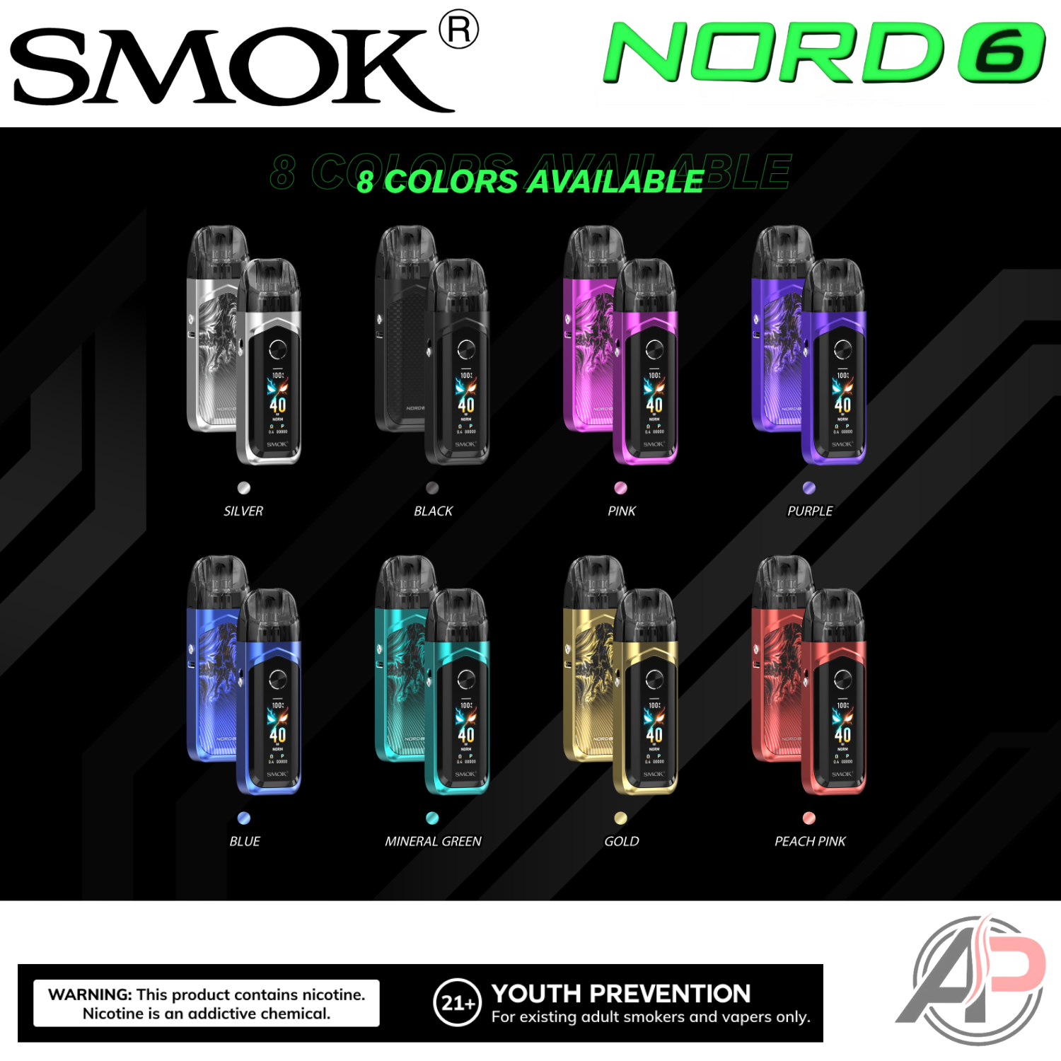 Smok Nord 6 80w Pod System Starter Kit Device