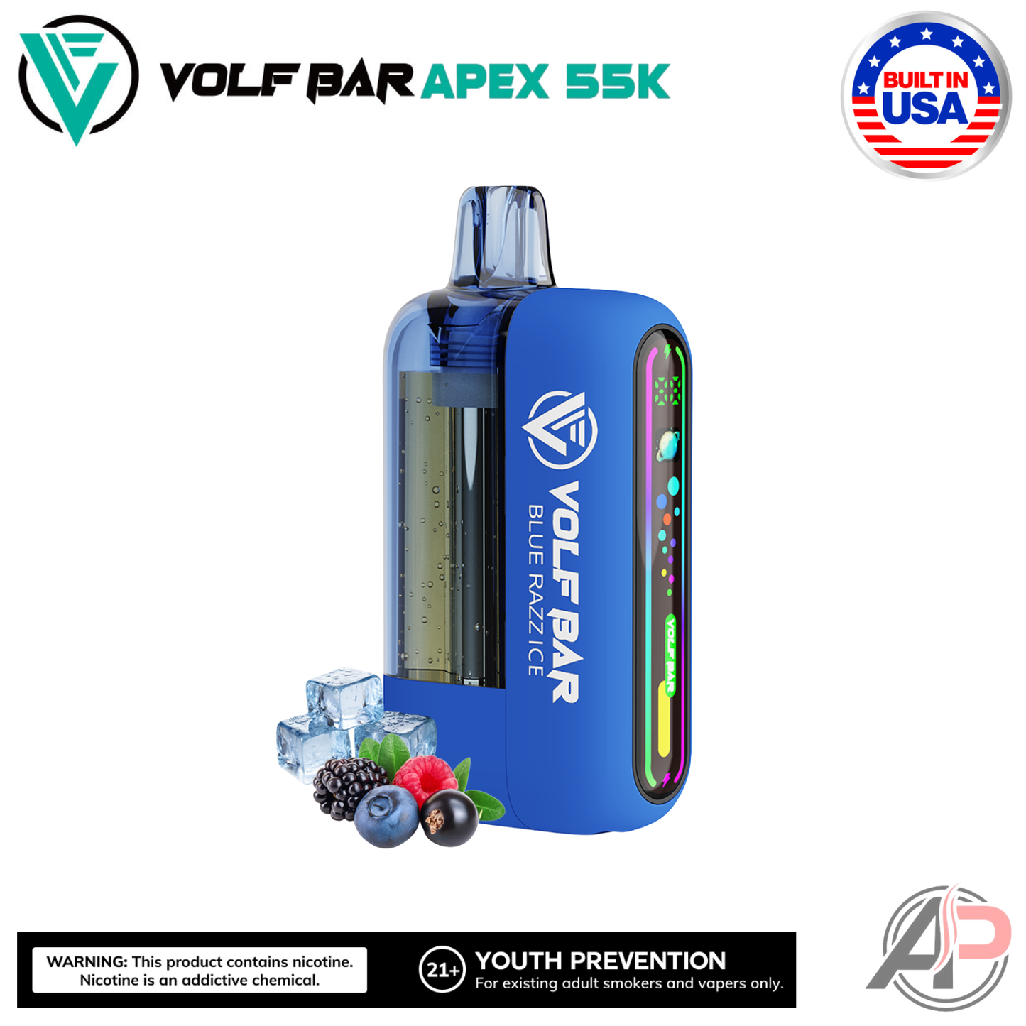 Volf Bar Apex 55,000 Puffs Disposable Vape Device