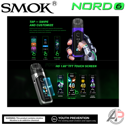 Smok Nord 6 80w Pod System Starter Kit Device