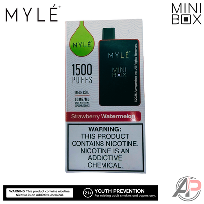 Myle Mini Box 1500 Puffs Disposable Vape Device