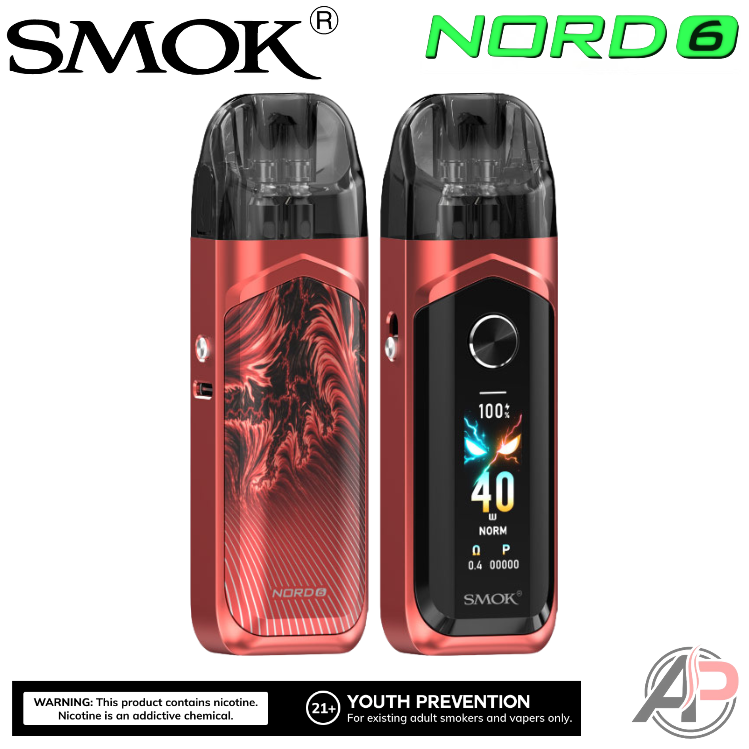 Smok Nord 6 80w Pod System Starter Kit Device