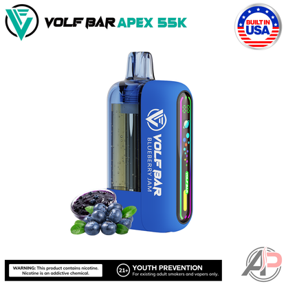Volf Bar Apex 55,000 Puffs Disposable Vape Device