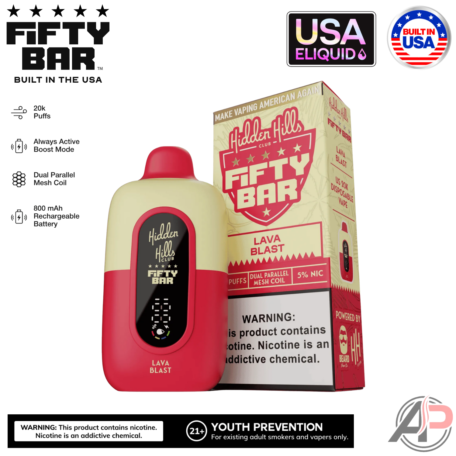 Fifty Bar V2 20000 Puffs Disposable Vape Device