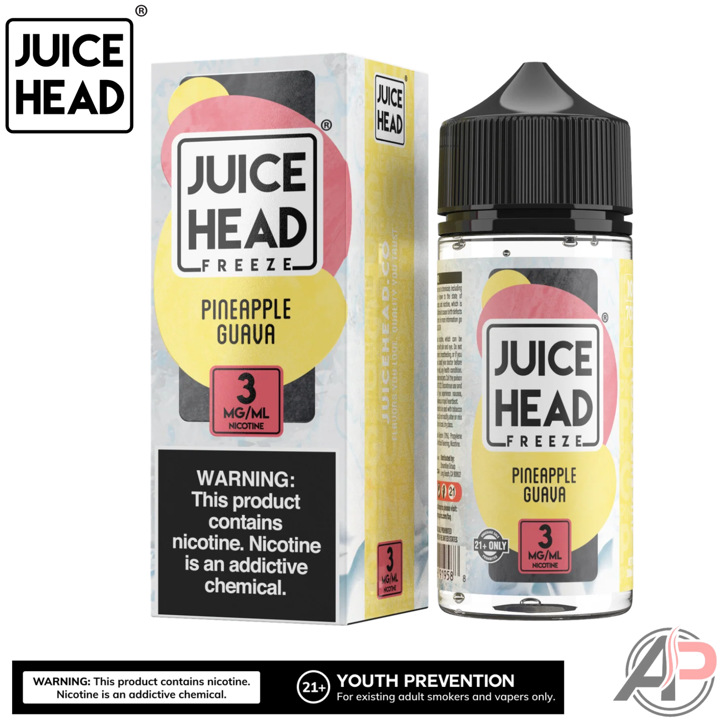 Juice Head Pineapple Guava Freeze E-Liquid 100mL