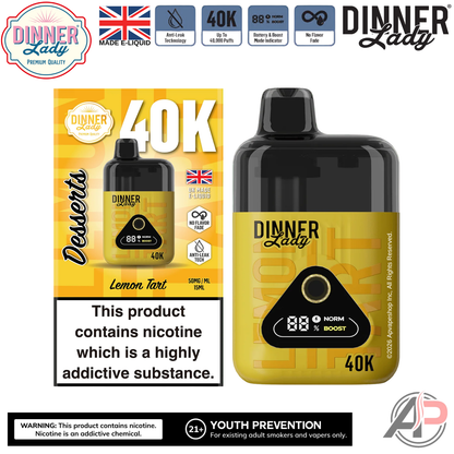 Dinner Lady Desserts 40,000 Puffs Disposable Vape Device