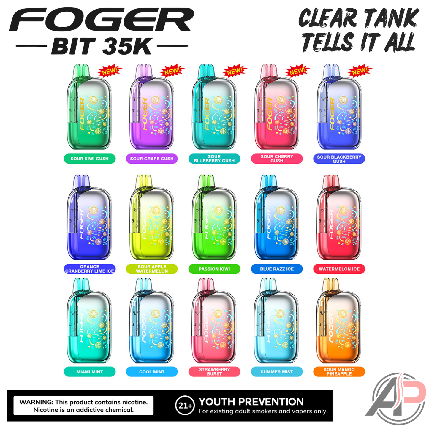 Foger Bit 35k Puffs Disposable Vape Device