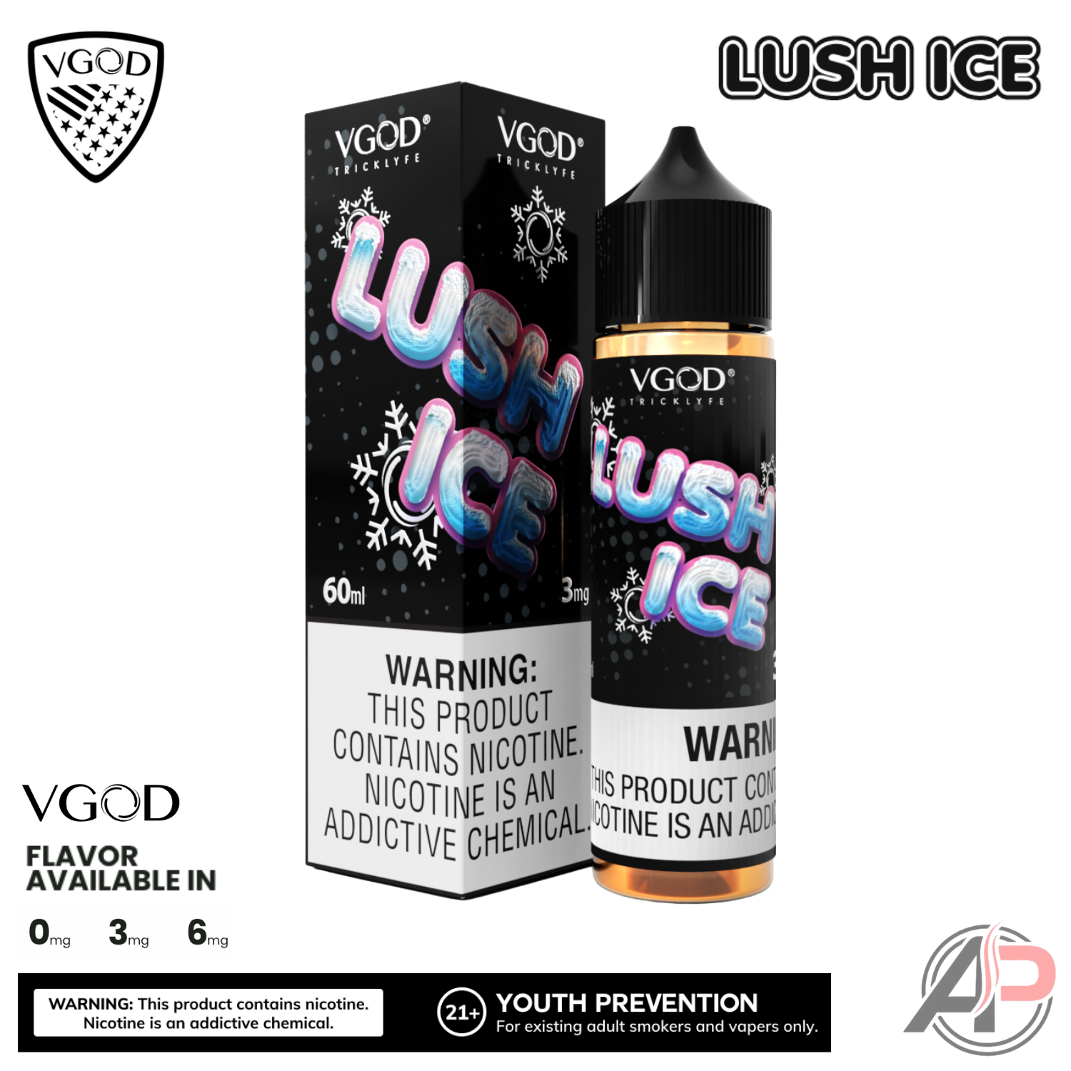 Vgod Lush Ice E-Liquid 60mL