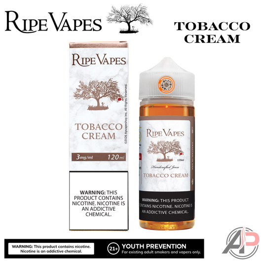 Ripe Vapes Tobacco Cream E-Liquid 120mL