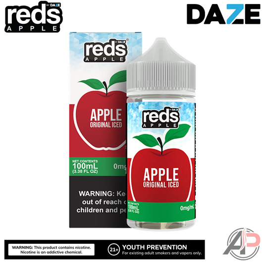 7 Daze Reds Apple Original Iced E-Liquid 100mL
