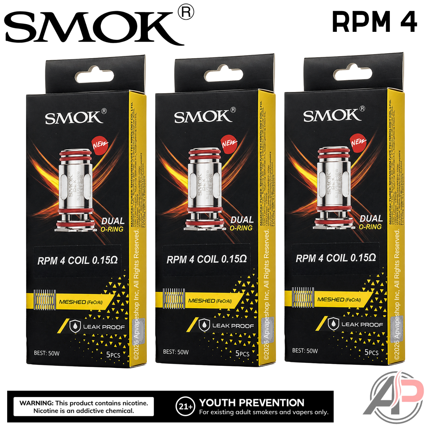 Smok RPM 4 Replacement Coils 5 Pack