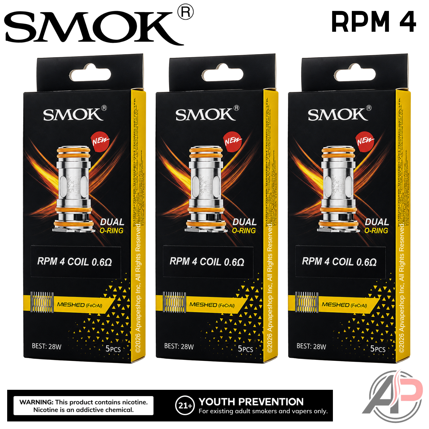 Smok RPM 4 Replacement Coils 5 Pack