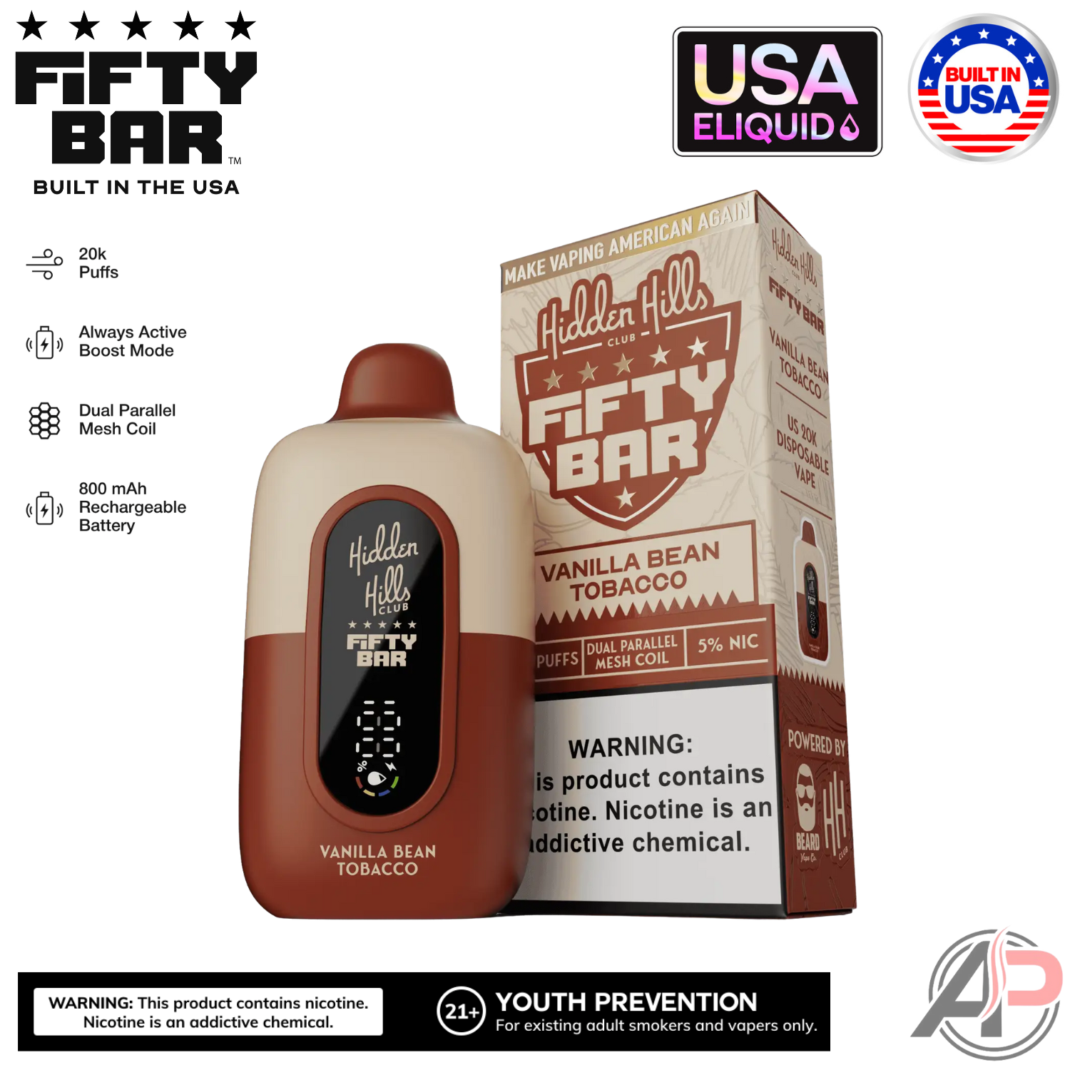 Fifty Bar V2 20000 Puffs Disposable Vape Device