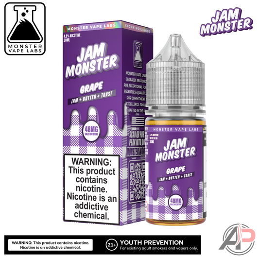 Grape E-Liquid By Jam Monster Vape Labs 100mL