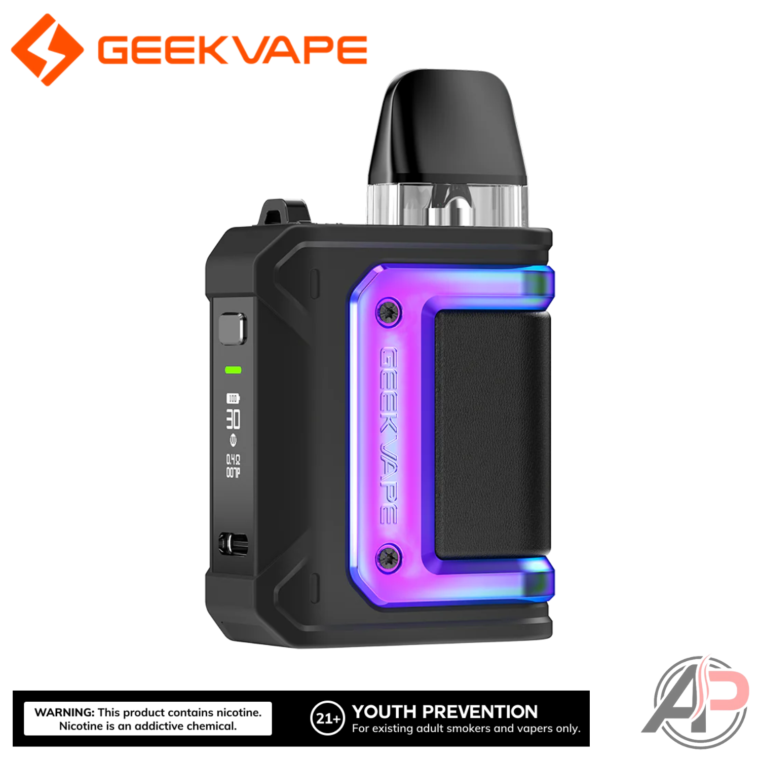 Geek Vape Aegis Hero Q 30W Pod System Starter Kit Device Apvs Geek Vape Aegis Hero Q 30W Pod System Starter Kit Device Apvs