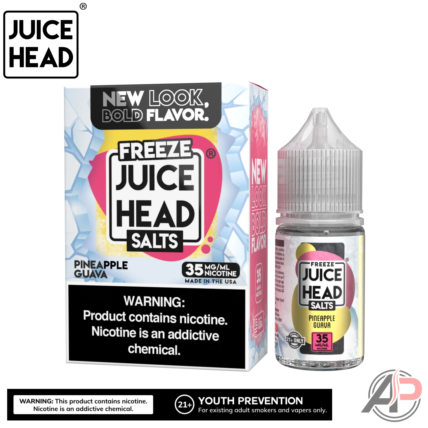 Juice Head Pineapple Guava Freeze E-Liquid 100mL