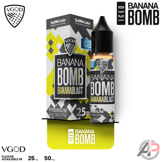 VGOD Iced Banana Bomb 30ml Salt Nic