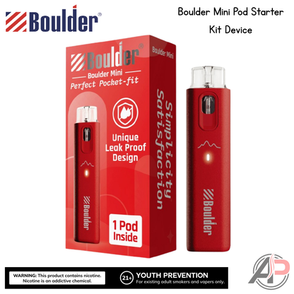 Boulder Mini Pod Starter Kit Device Red